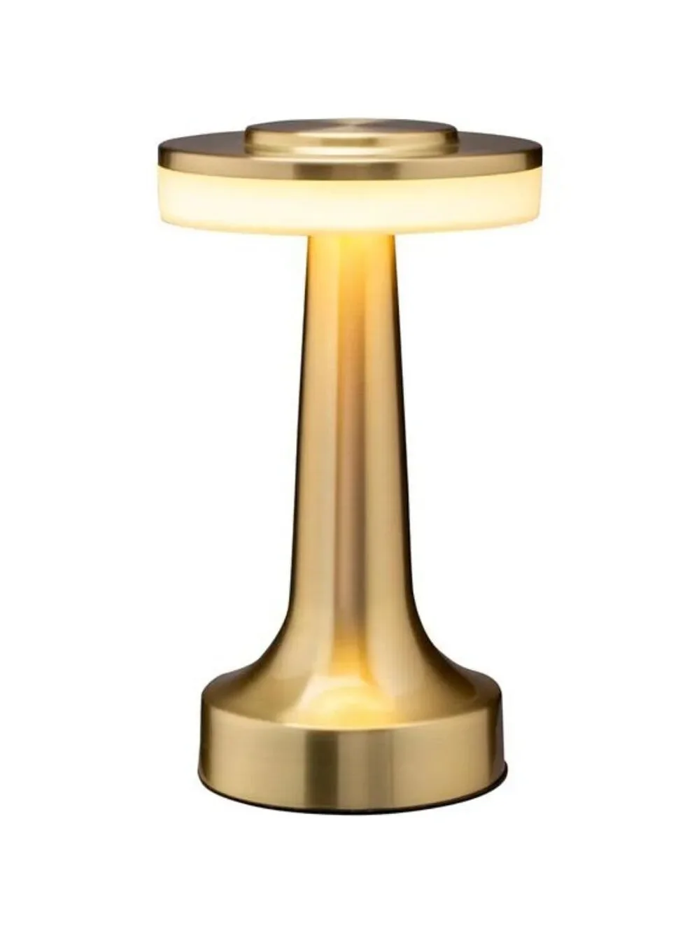 Portable LED Table Lamp Touch Sensor Dimmable Rechargeable Night Light Gold